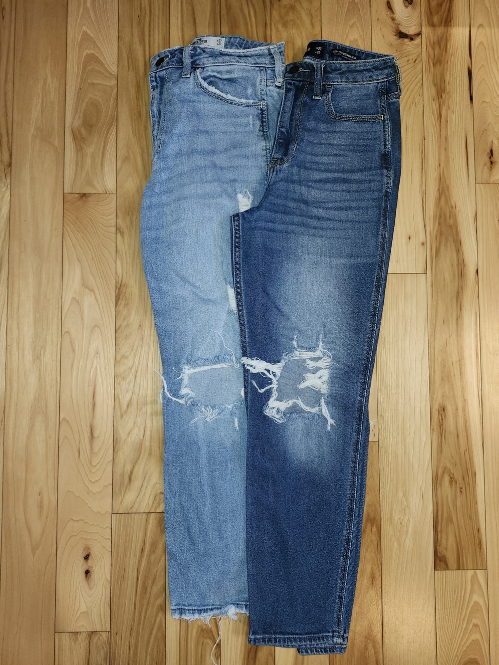Hollister Distressed Blue Jeans